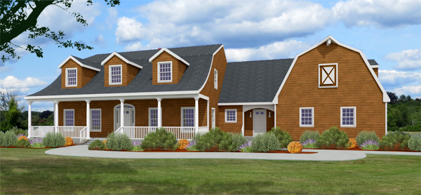 dutch colonial front elevation